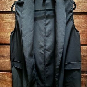 SHEIN Sleek Black Vest